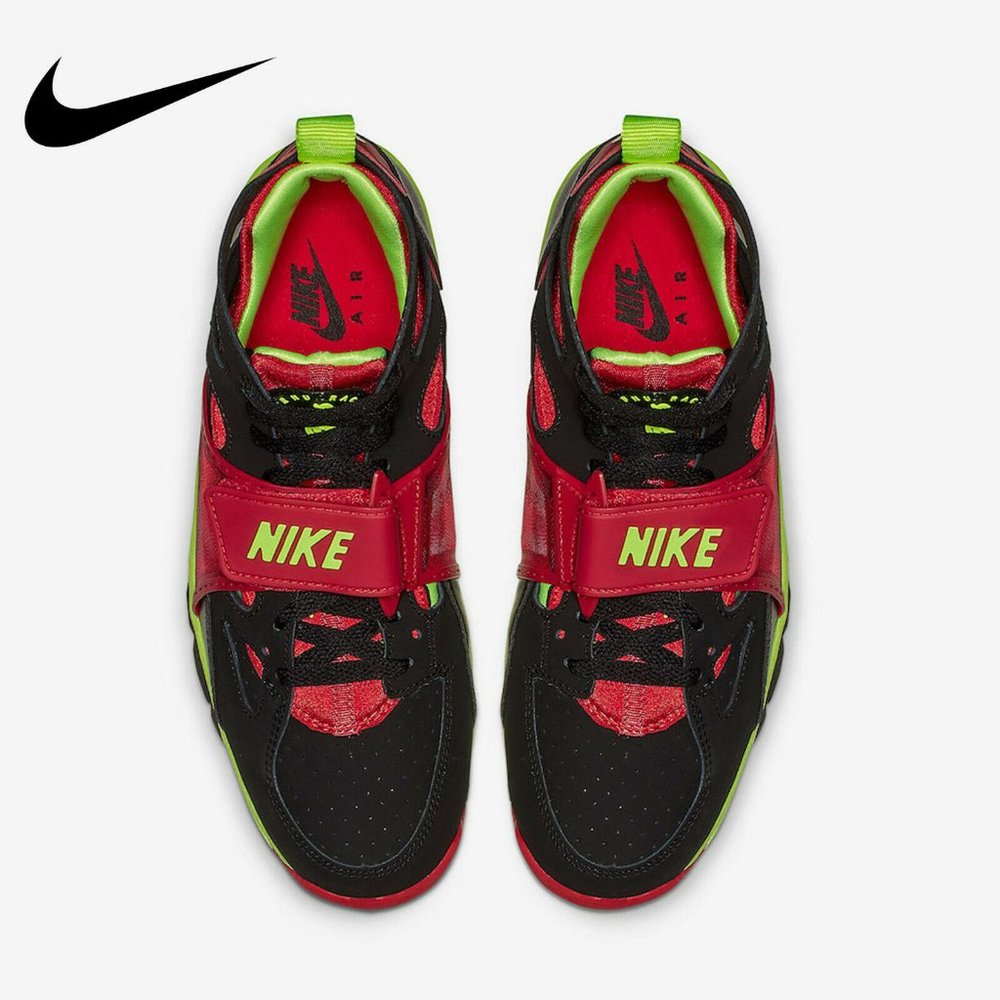 Nike Air Trainer Hurache Black Red Volt Strap - Picture 5 of 8